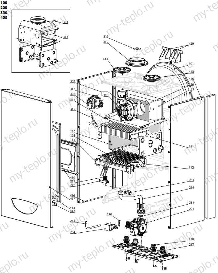 Запчасти Ariston CARES X SYSTEM 24 CF купить в Сочи
