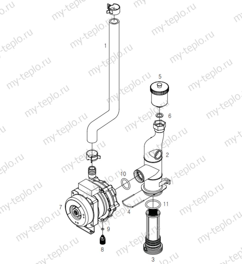 запчасти на газовый котел Daewoo DGB 130ich купить в Сочи
