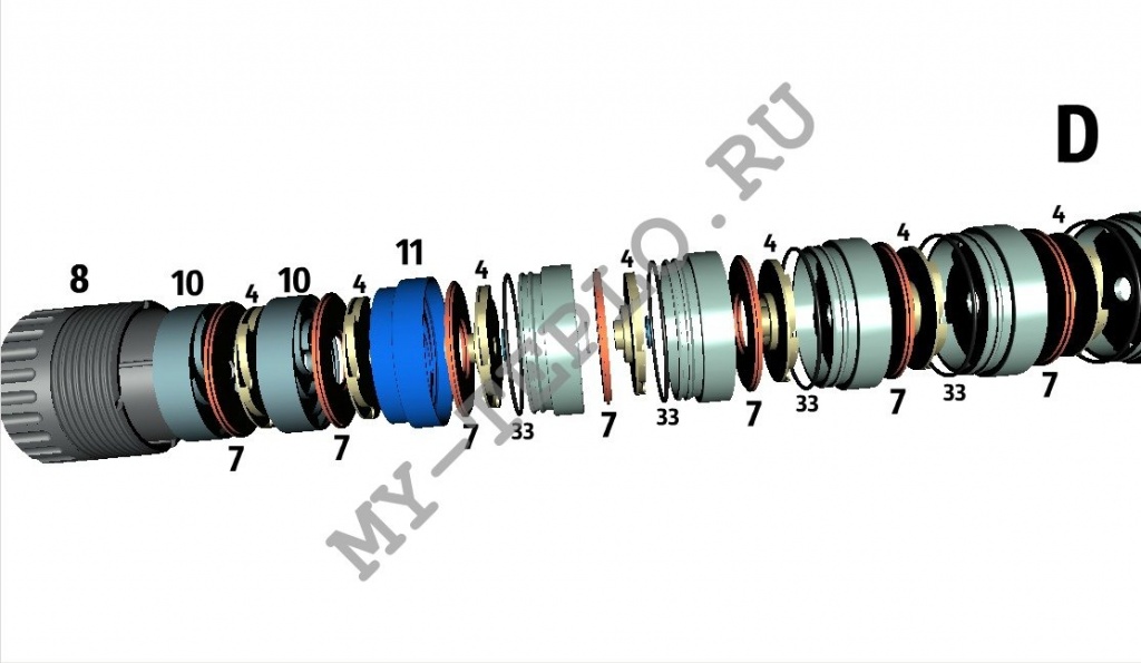 запчасти для насоса Джилекс Водомет 40/50