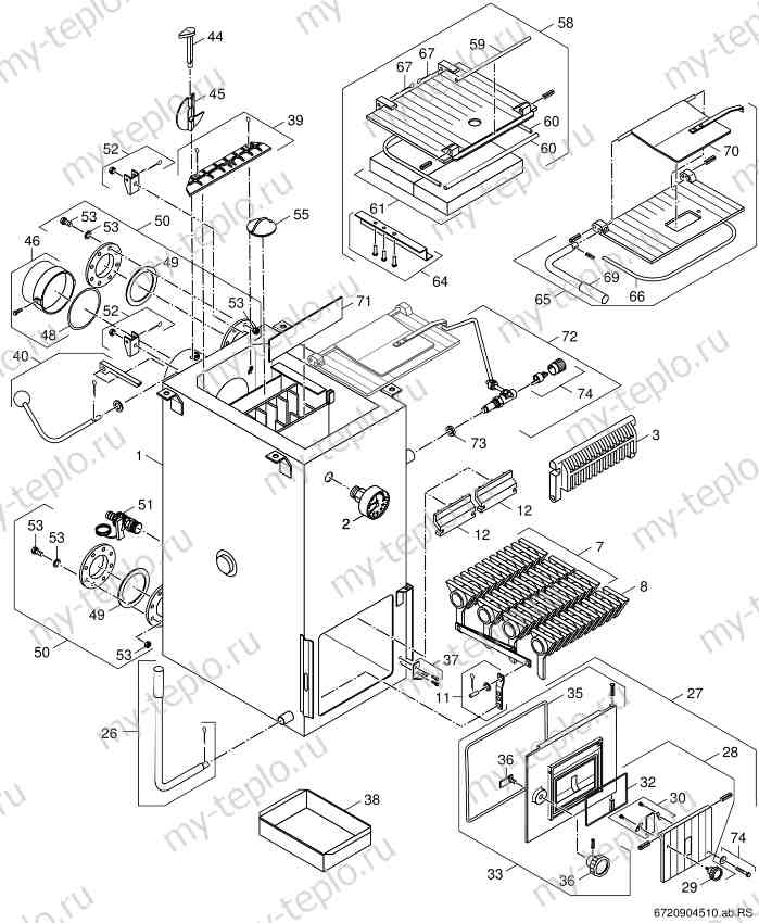 Запчасти Buderus Logano S111-32D купить в Сочи